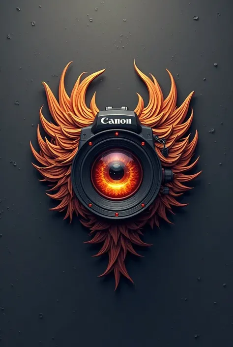 Logo for a camera with a phoenix eye