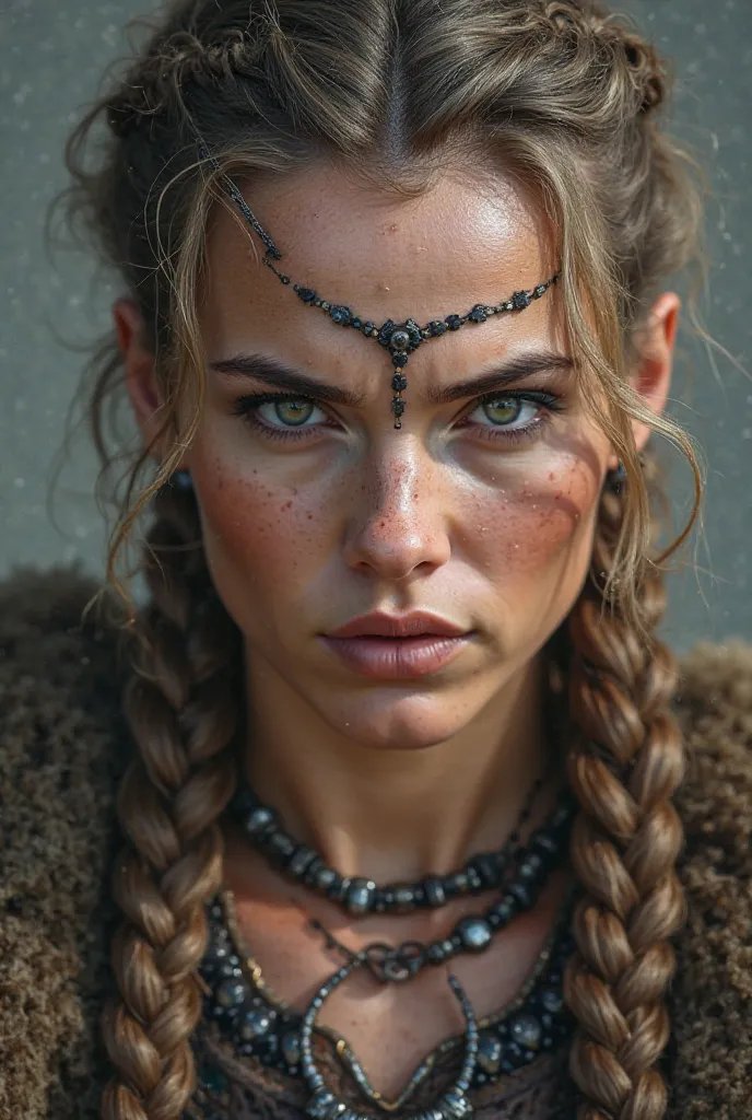 Viking woman face