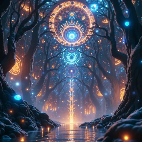 A complex riddle, a mysterious puzzle, a mind-bending conundrum, intricate patterns, abstract geometry, surreal landscape, dreamlike atmosphere, vibrant colors, glowing lights, ethereal energy, enigmatic symbols, hidden meanings, thought-provoking concept,...