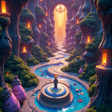 A complex riddle, a mysterious puzzle, a mind-bending conundrum, intricate patterns, abstract geometry, surreal landscape, dreamlike atmosphere, vibrant colors, glowing lights, ethereal energy, enigmatic symbols, hidden meanings, thought-provoking concept,...