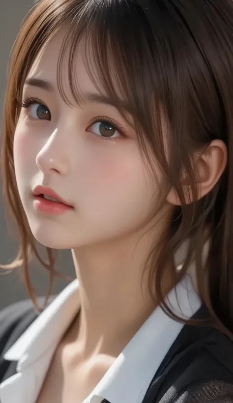 8k,Ultra High Definition , TOP QUALITY, masterpiece,rule of thirds,golden ratio, surreal, photos, one woman,( girls on the left:1.3),cute,cute顔, Beautiful Eyes in Every Detail , 細かくexhaustive,mature women, princess,full body,smile, black hair,Shag hair...