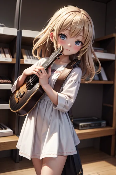 An instrument that sounds alone Musume