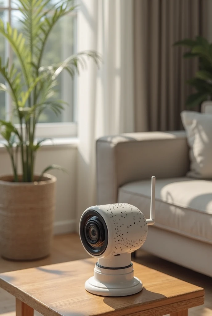 Invisible security camera disguised as home decor
