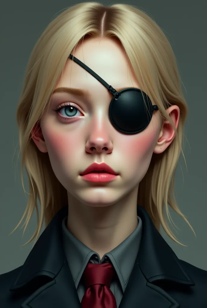 remove the girl's eye patch