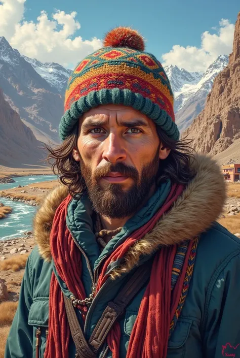 Messi as Ladakhi