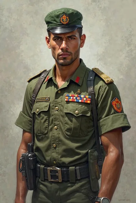 Marco in soldier uniform thai army