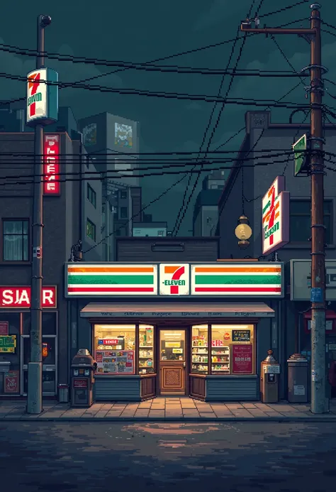 Mini Mart 7-Eleven 8bit