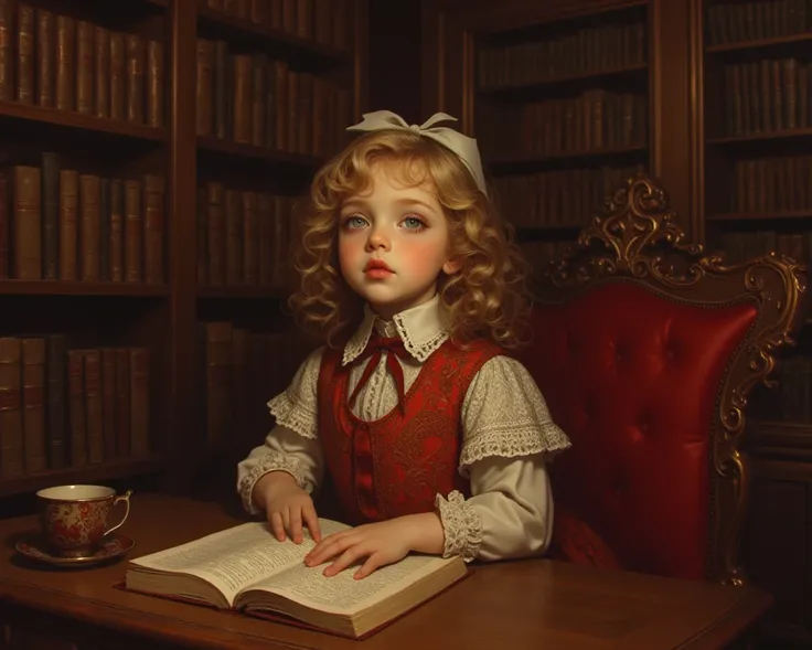 1700s era. curly blonde hair, blue eyes. she's not beautiful. she is a simple magic. similar to nicholas coughan. UHD. Retina. masterpiece. Accurate. anatomically correct. textured skin. Full body. Toddler. Small. Super detail. high details. high quality. ...