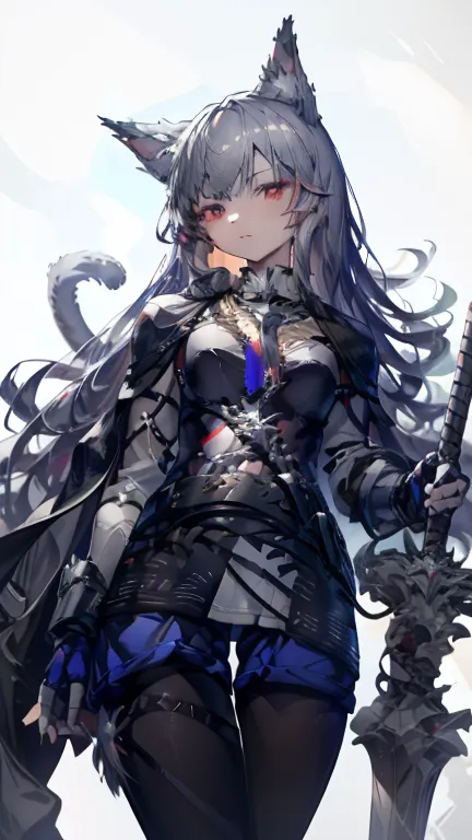   beautiful girl,high resolution,   long hair,   Silver Hair, red eyes,  anime,SF,White Mechanical Armor,   sling,    Speedline  ,   sexy, Galaxy Palaxe, Background castle town, Hide Ears , Cat ears, masterpiece, chest,  standing picture,  anime style, 