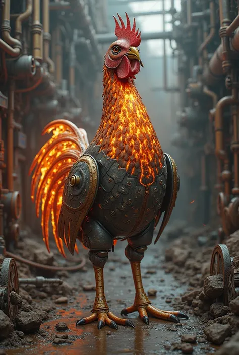 A chicken fuse with furnace