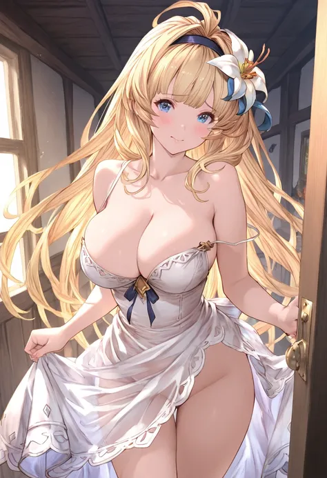 8k, masterpiece, best quality, ultra detailed, Ultra-high resolution, Highly detailed CG, break, 1girl, Lily\(granblue fantasy\), kawaii, nsfw