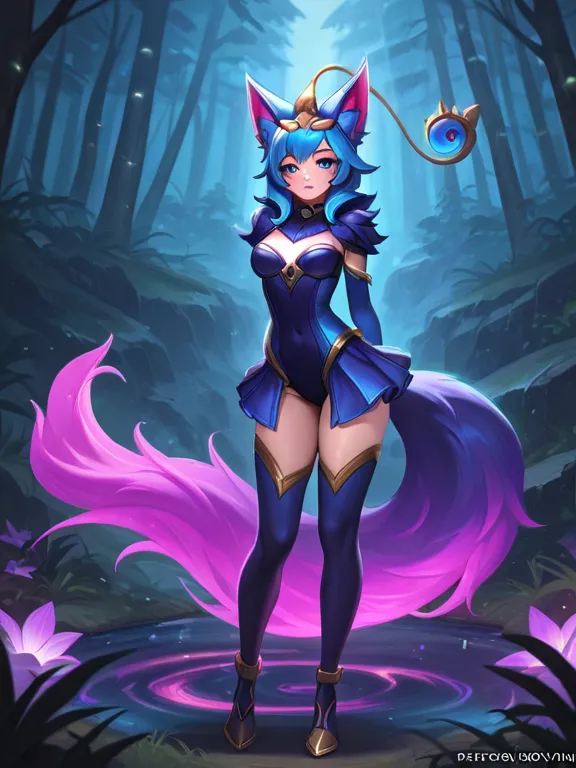 League of legends Yuumi in Asgard 3D
