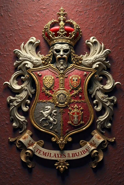 I want to create a family coat of arms, the surnames are Quilla and Benavente 