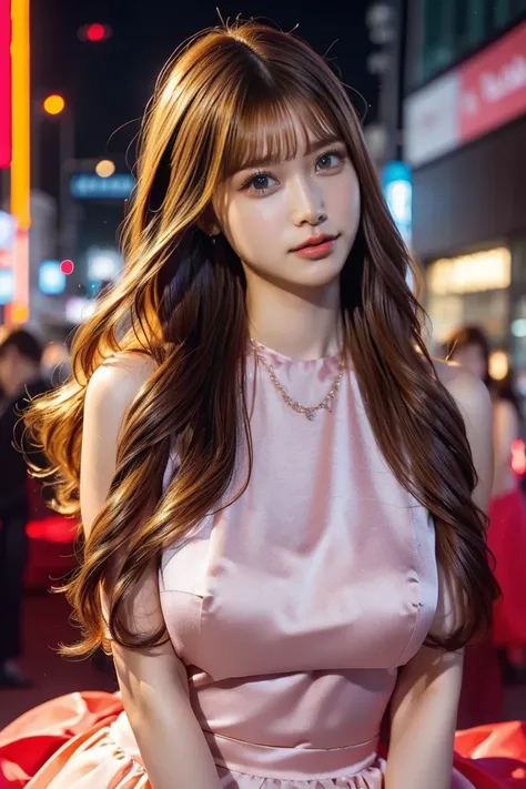 (   Top Quality、8k、  Award-winning work  、    Ultra High Definition )、(((   head-to-thigh image   、   full body photo、image showing off her crotch to viewers、   images showing off her cleavage to viewers  )))   、    beautiful woman under hoodie、(スパンコール輝くpu...