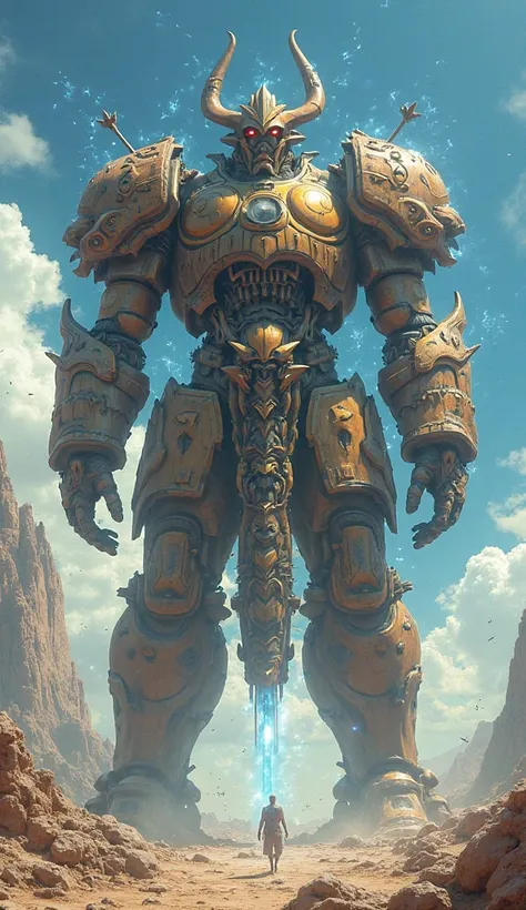 Giant God Soldier appearing in Nausicaa of the Valley of the Wind, Proton Beam