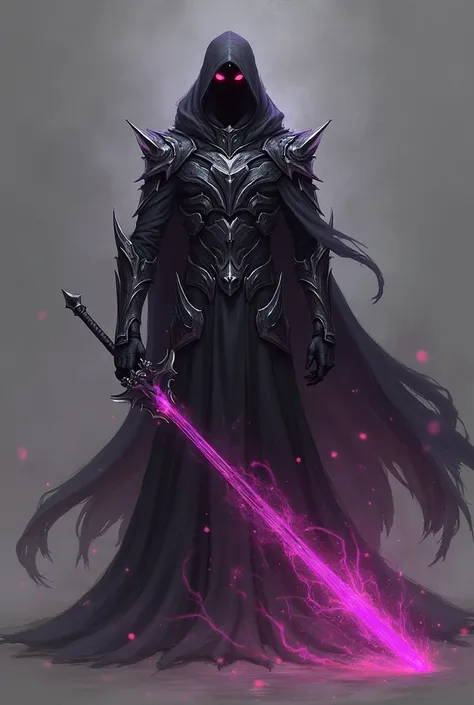 Name: Shadeborn

Type: Ghost/Dark

Appearance:

Body: A towering, shadowy figure cloaked in flowing, dark energy that resembles his high-collared cloak.
Armor: Sleek, metallic segments of armor would appear on his body, glimmering with a silver sheen, remi...