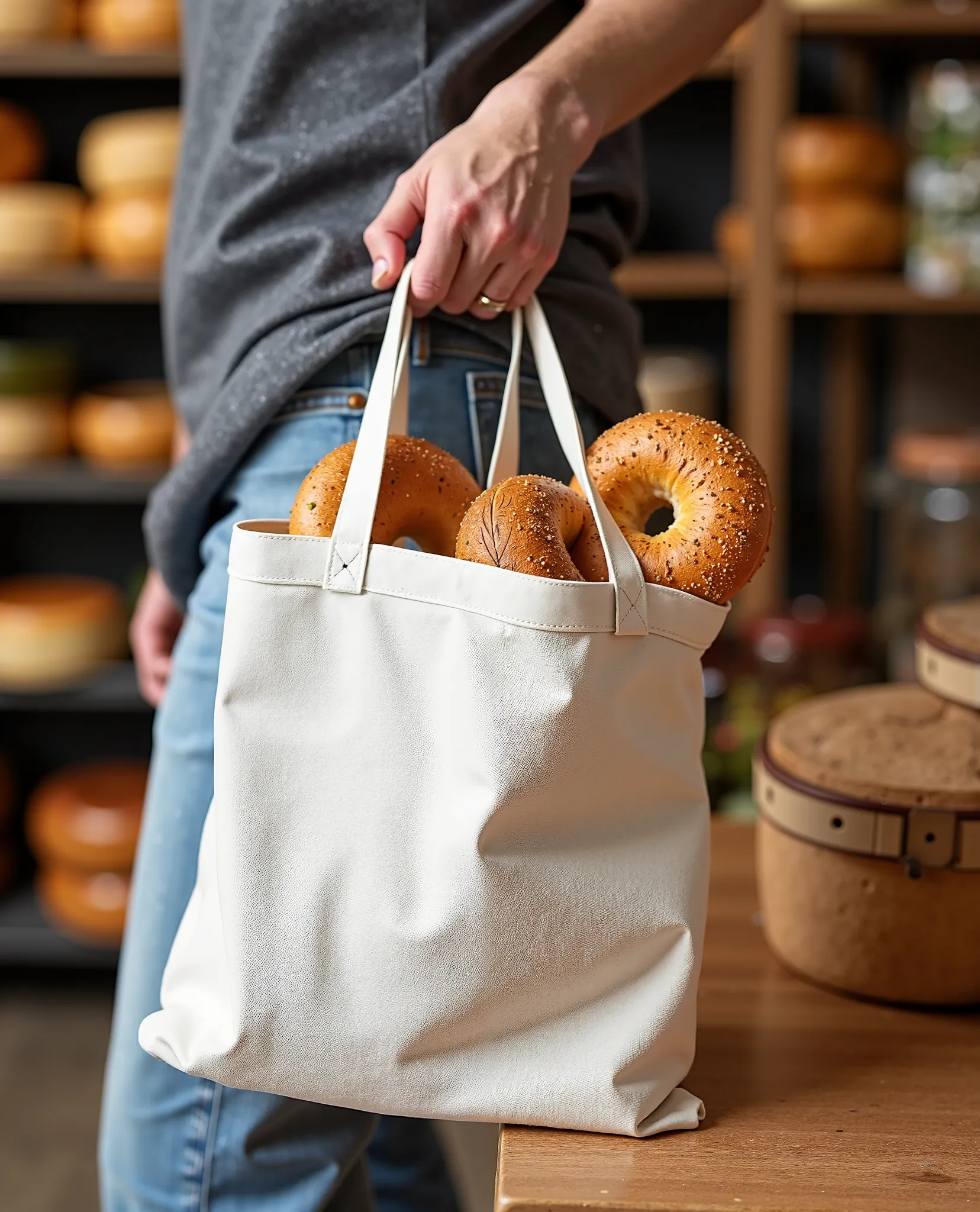 someone holding a white bag, bags, holding a gold bag, the bag is on a wooden table, bag, holding a mesh bag with bagels, shutterstock, holding a leather bag, bag, carrying a saddle bag, sustainable materials, fluid bag, handmade art, holding a white flag,...