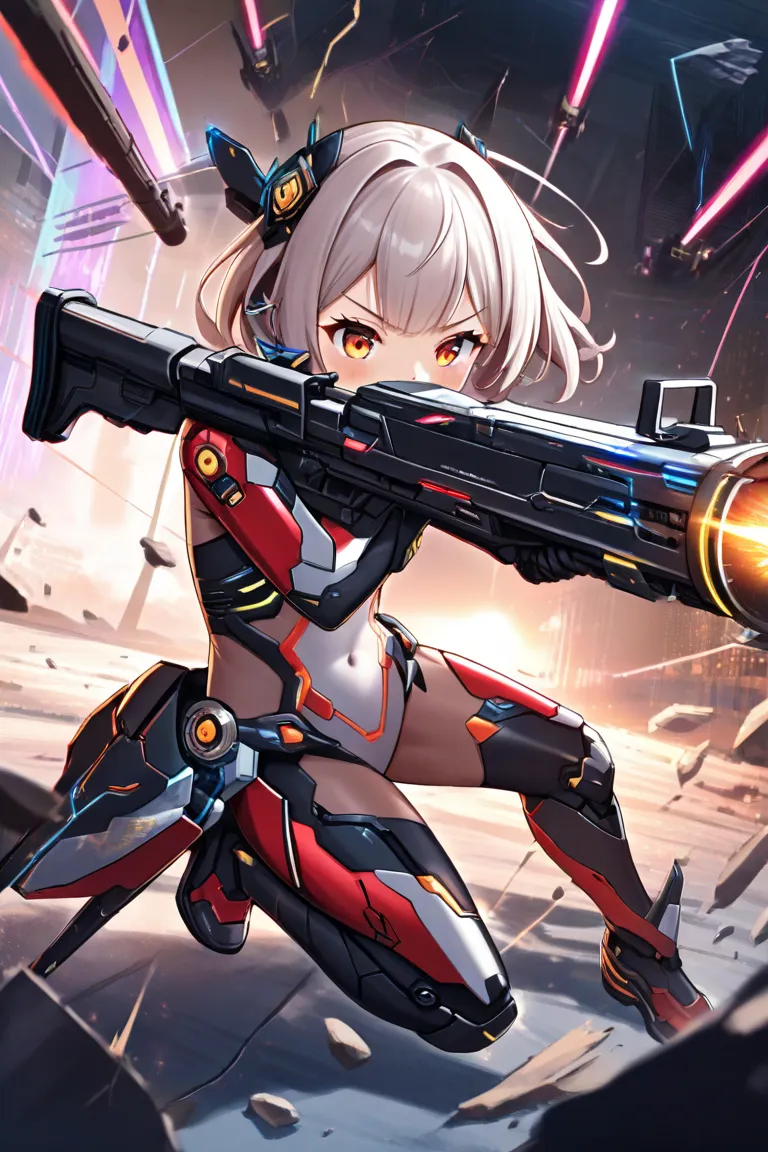 Machine gun。naked。Fucked by a space monster。naked。 clothes。   lolicon。 small tits。fellatio。(masterpiece, amazing quality, illustration, very awa, newest, absurdres) break,Destroy armor。Machine gun。naked。
  Machine gun、naked、Fucked by a space monster、 1girl...