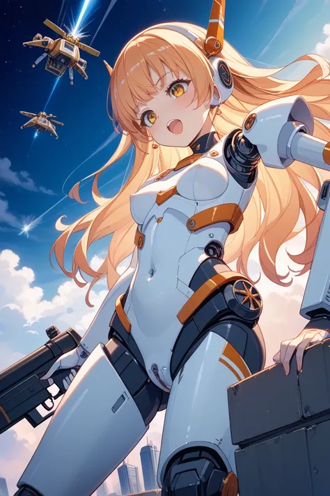 MS Girl。Beam sabre。 beam rifle。 robot 。 robot に犯される。。 machine gun 。naked。Fucked by a space monster。naked。 clothes。    lolicon。 small tits。(masterpiece, amazing quality, illustration, very awa, newest, absurdres) break,Destroy armor。 machine gun 。naked。
NS ...