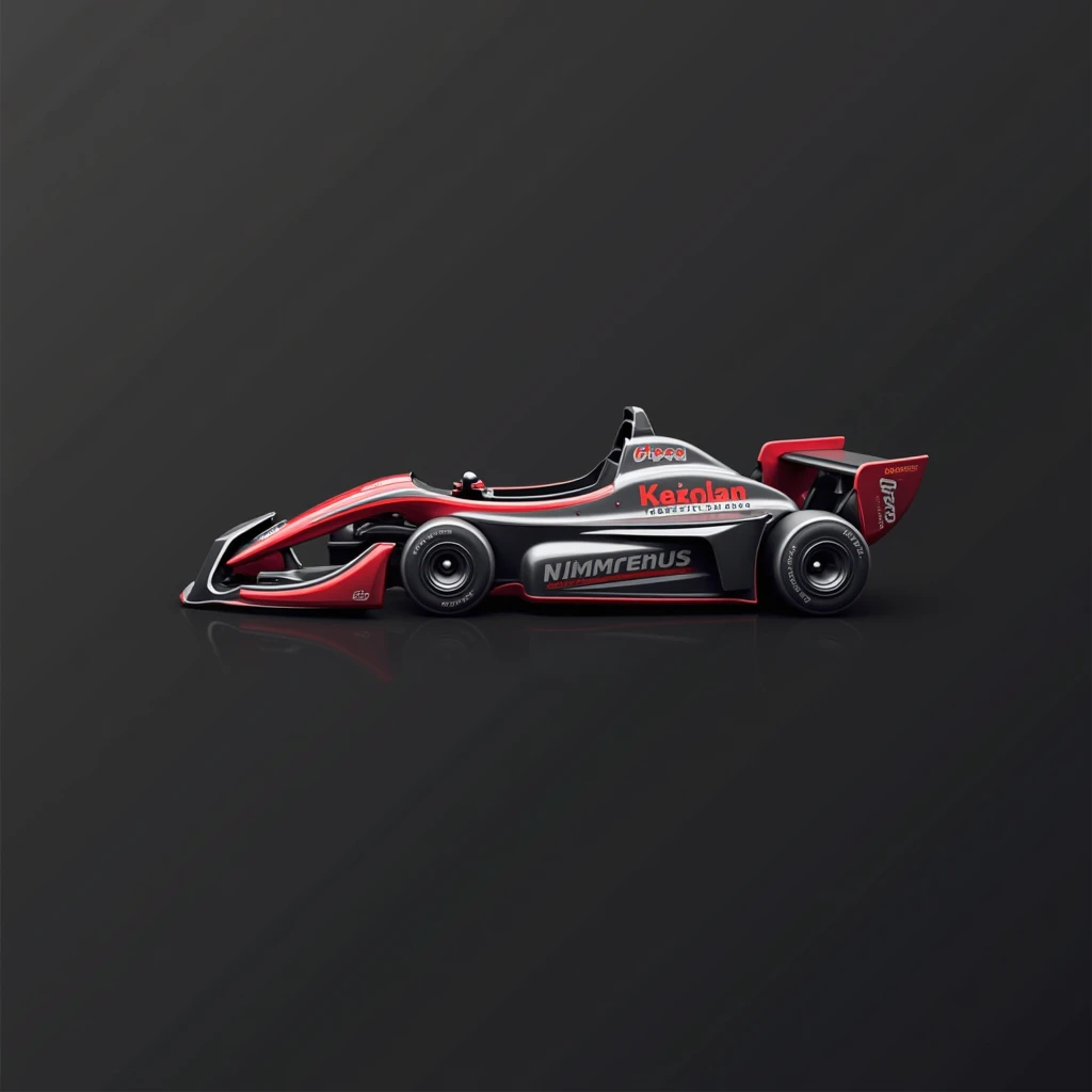 Create a logo for Mohamed Pneus, a leading kart tire manufacturer in Brazil. The logo redesign should convey speed and sophistication. The color palette can explore shades that evoke technology and speed, such as black, metallic gray or vibrant red. The lo...