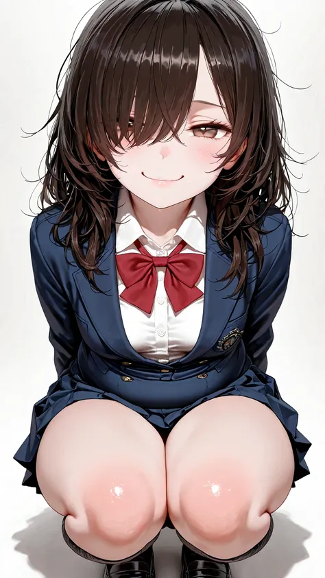 nsfw, (ultra detailed, Masterpiece , best quality , 8k, high resolution, unreal engine, very aesthetic, realistic detailed CG, sharp concentration, Ultra Fine)), (bloom, ambient light, high contrast), (1 girl), (school uniform, navy blazer, white shirt, gr...