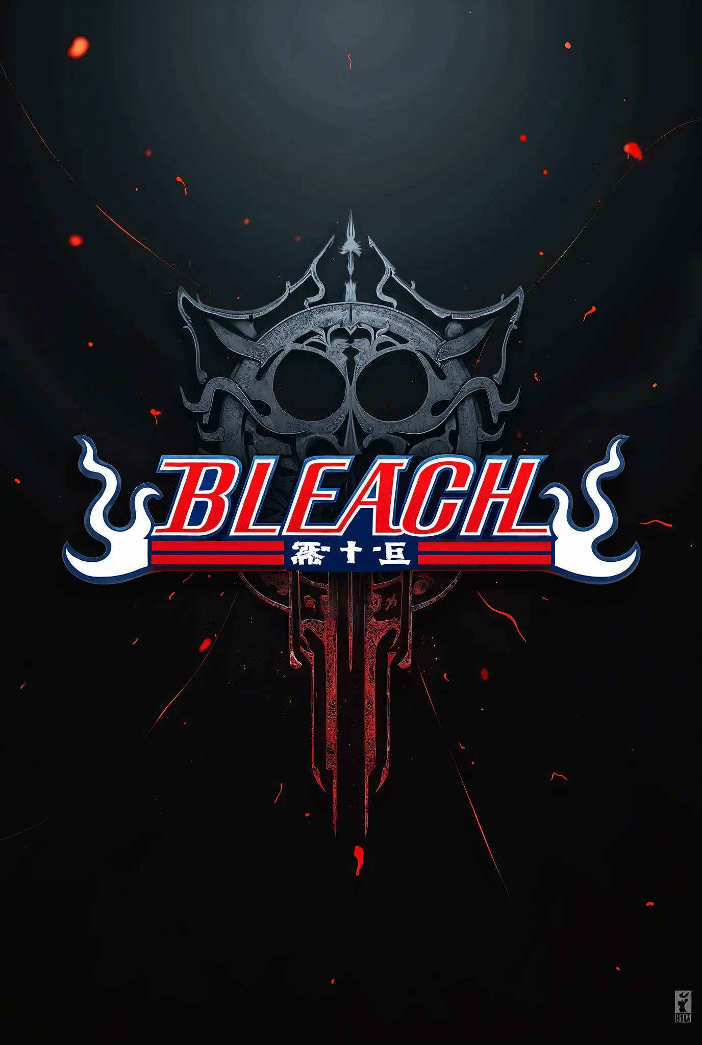 I  want a logo for bleach anime with word ESPADA IN BACKGROUND 