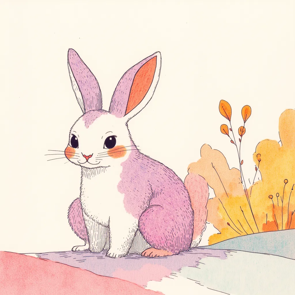 ArsMJStyle, Pastel Reverie, fluffy rabbit