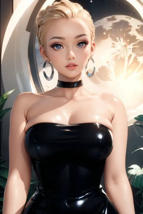 a close up of a woman in a black dress posing for a picture, photorealistic anime girl render, smooth anime cg art, seductive anime girl, wlop glossy skin, beautiful alluring anime woman, anime style. 8k, realistic anime 3 d style, beautiful alluring anime...