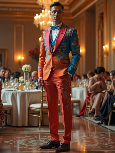 latest fashioned wedding reception grand coloured  designer three piece  suit