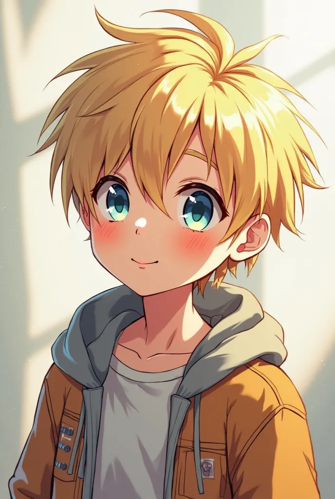 roblox avatar but like anime boy with blonde hair