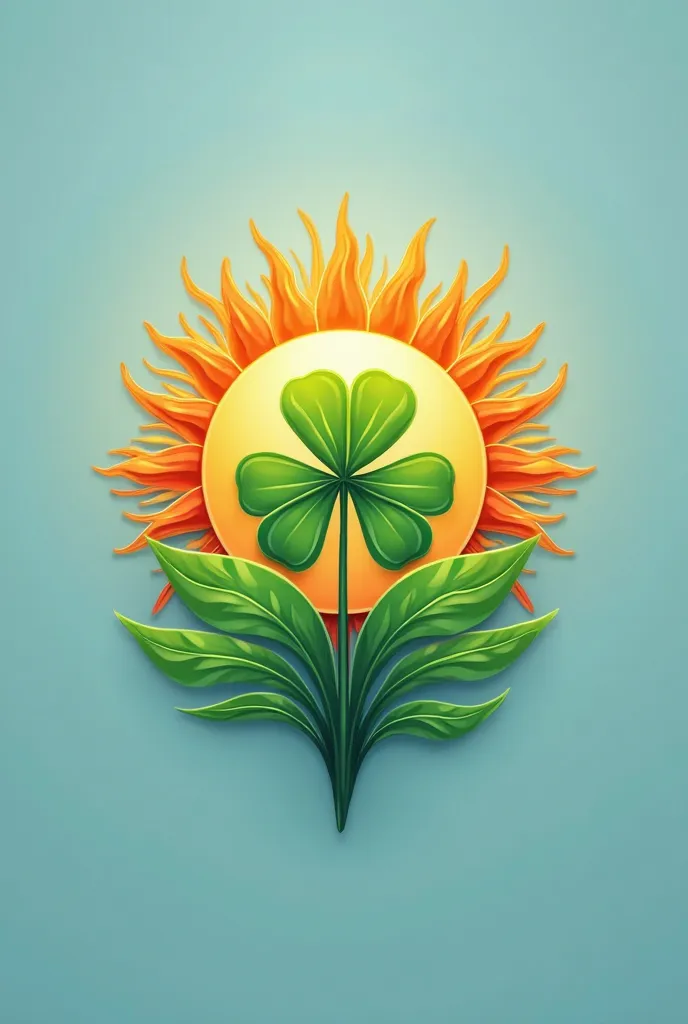 Sun clover logo