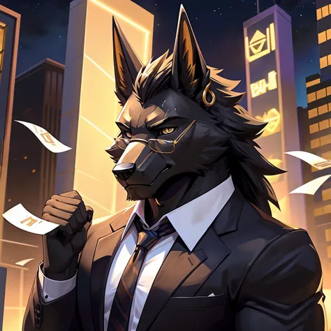 
Anubis as a las vegas CEO annoyed with his new hire, inexperienced intern, Cornelius. DUO, 2 characters Best Quality , masterpiece, Ultra High Resolution , Detailed Background, actual , True light and dark, photo depth ,, ( furry male ), ( Black Jackal fu...