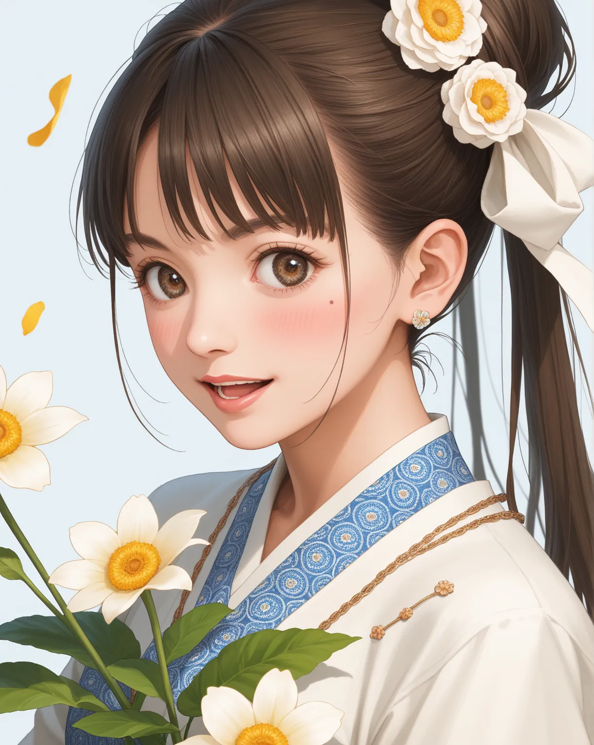 Japanese girls' manga , flower and dream , Ribbon, daisy, good friends
, There are many patterns that basically give a cute and clean impression, but the patterns are cheerful like a grandmother, a calm and healing one, a beautiful one like a princess , br...