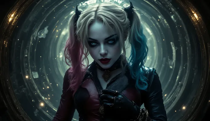 Harley Quinn in the Labyrinth of Time: In a time maze, Harley Quinn (Scarlet Johansson) finds versions of herself from different times, all arguing about which of them is the craziest.