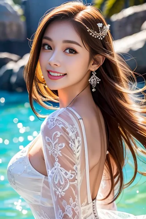    Beautiful Virtual Idols    ,    Detailed Digital Avatars    ,    Bright Holographic Figure , Clear, glowing skin   ,    Detailed Facial Features  , ,   charming smile  , Delicate expression,    long ,   on a long penis  ,     elegant pose   ,    Surreal...