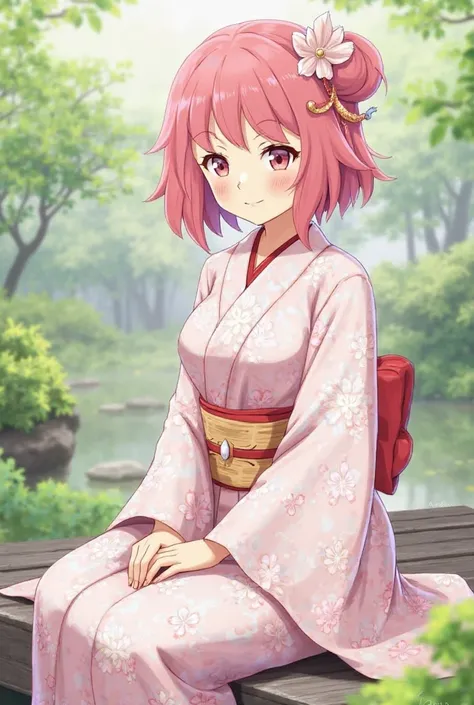 Whitney from pokemon in yukata