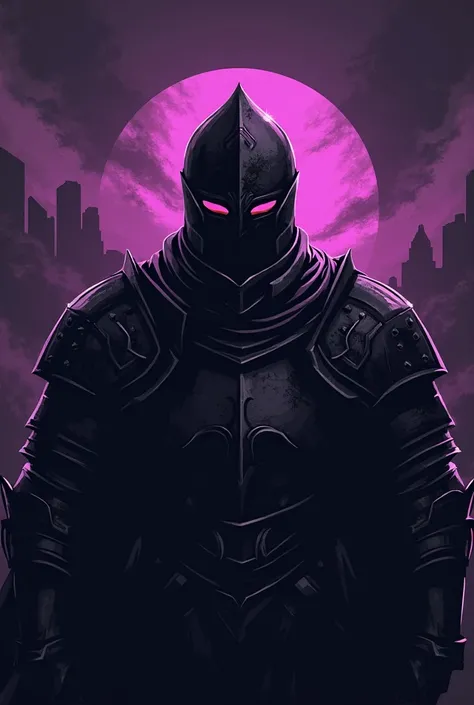 make me a gaming logo themed "Cruel Knights" wtih black and violet color 