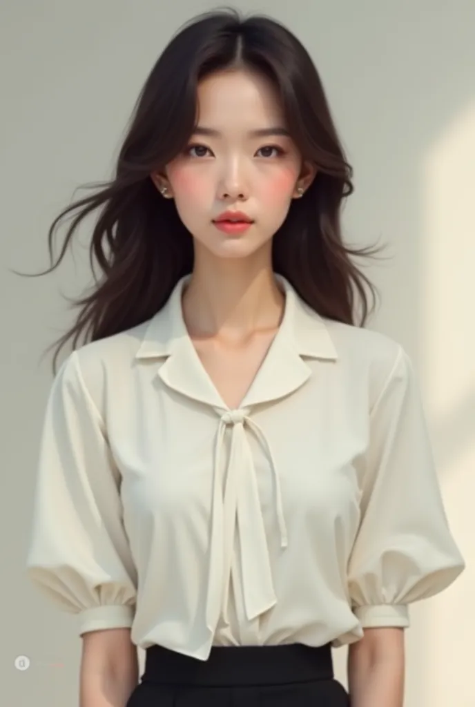 Change the color of the blouse to white