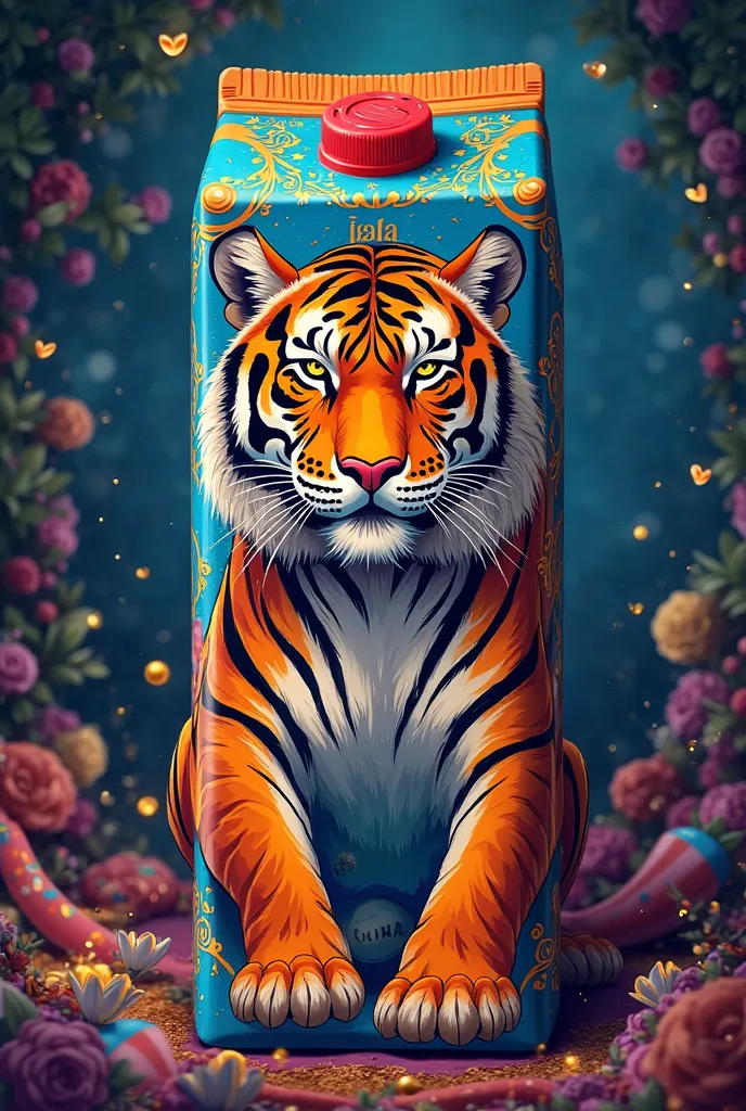 Product is tiger milk, The company is called Mirana, Carnival model