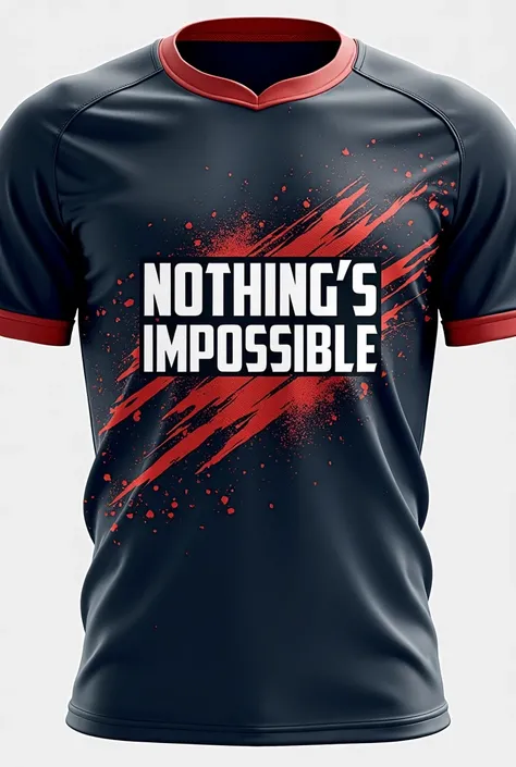 Nothing's impossible jersey logo design 