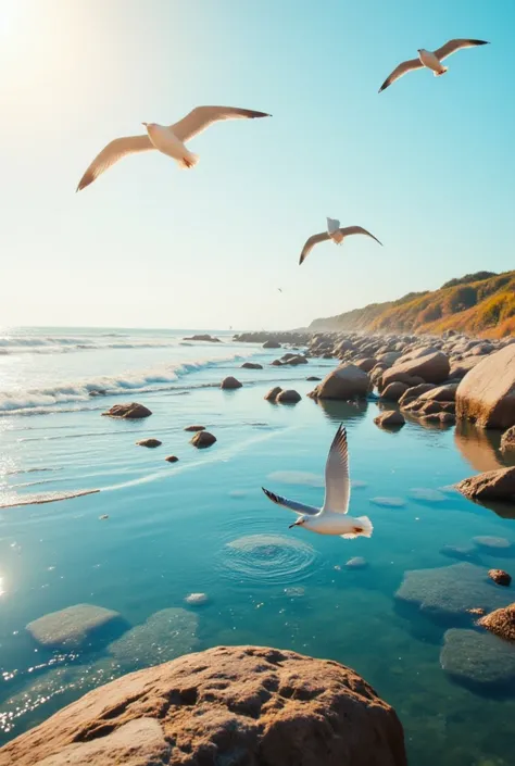 sea　 seagulls