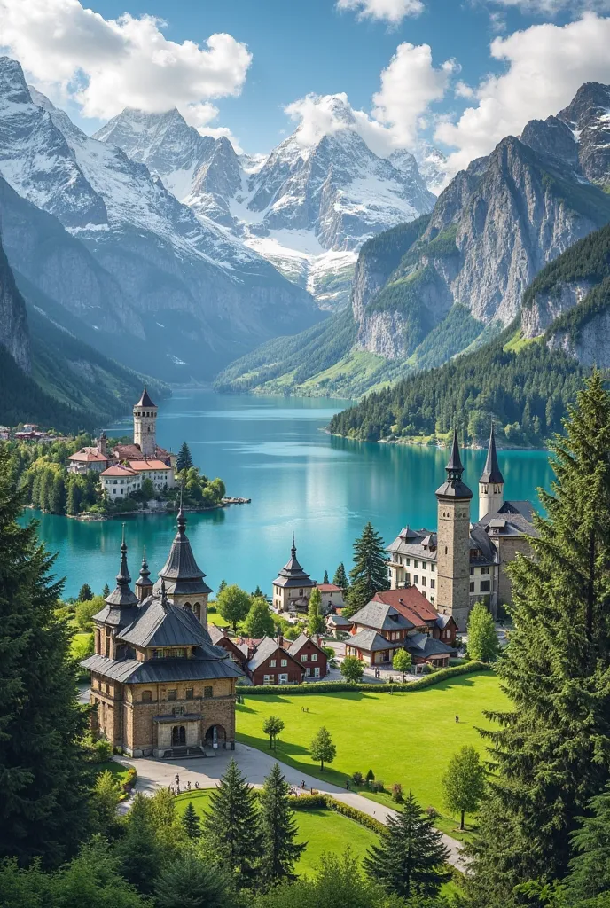 a cover photo of "top 10 must visit places in Switzerland"