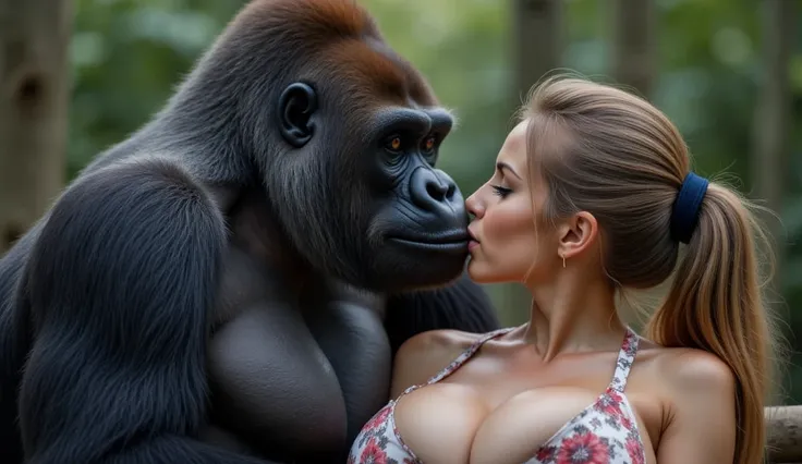 Gorilla having sex with an 18 year old girl.