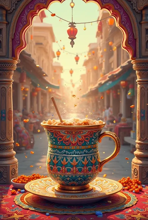 Maybe add cup design menu ..related to Punjabi culture 