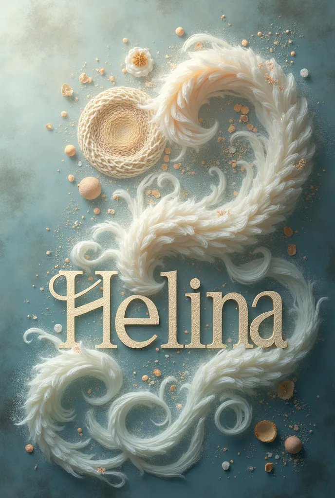 Word art  by using the name"HELINA"