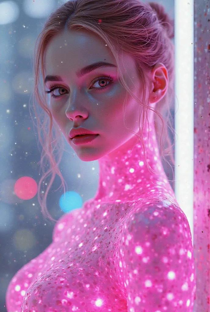 Beautiful Cyber Girl, pink body