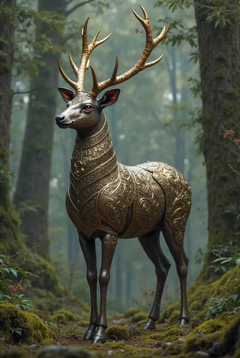 Deer in armor