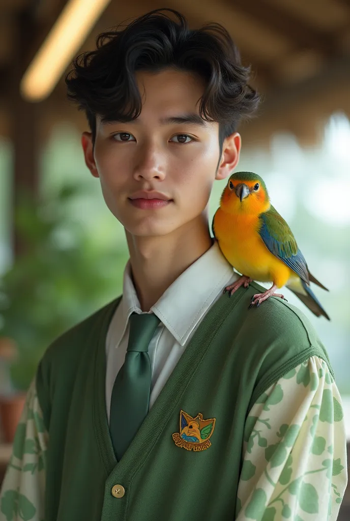 I want to wear freshness with a bird over my shoulder