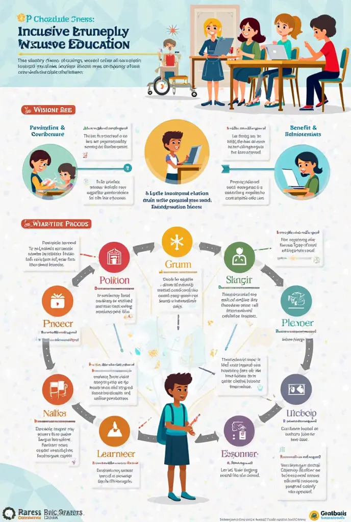 An infographic on inclusive education 