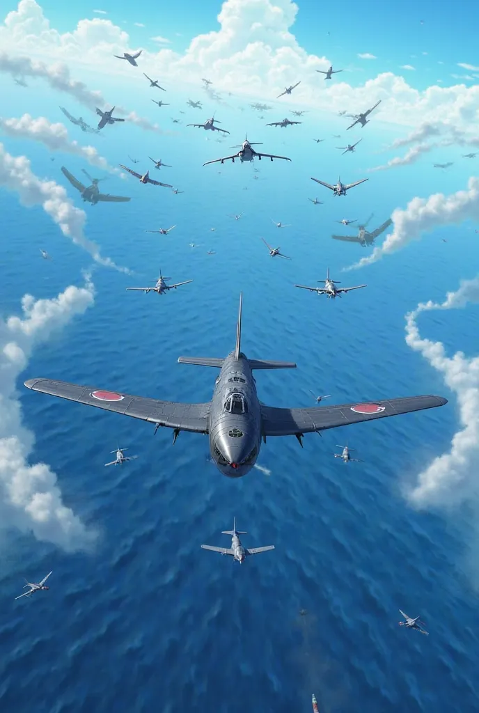 Many Japanese planes are now flying in the outer Pacific 